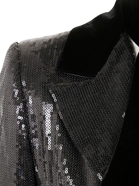Single Breasted Sequinned Blazer