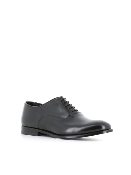 Black Leather Oxford Shoes