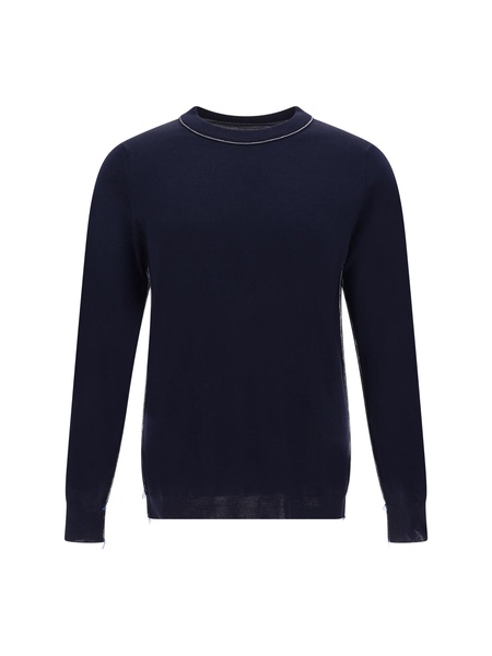Wool And Cotton Crewneck