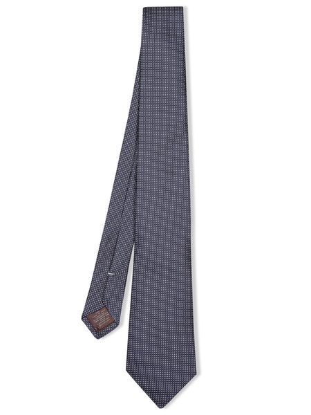 Blue/white Mini Polka Dot Tie