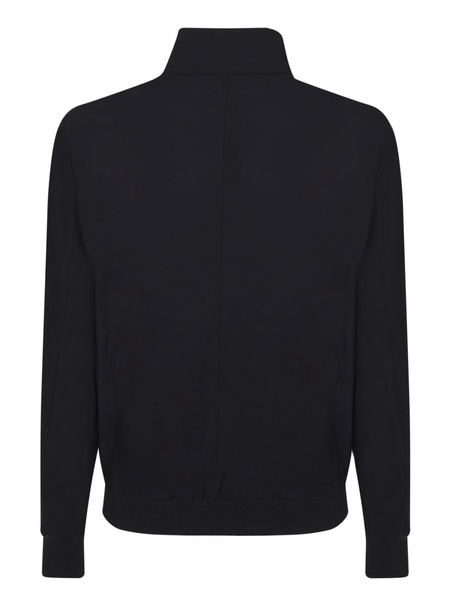 Midnight Blue Nylon Blend Albert Jacket