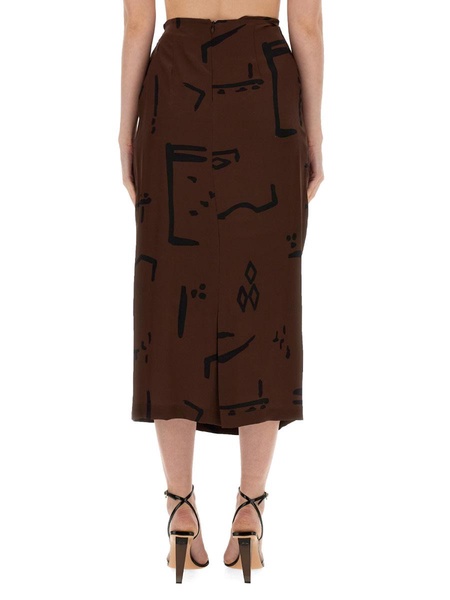Native Print Skirt