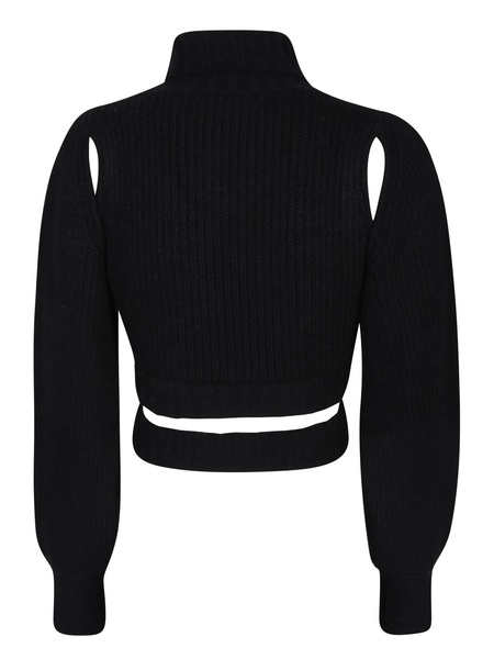 Cropped Black Sweater