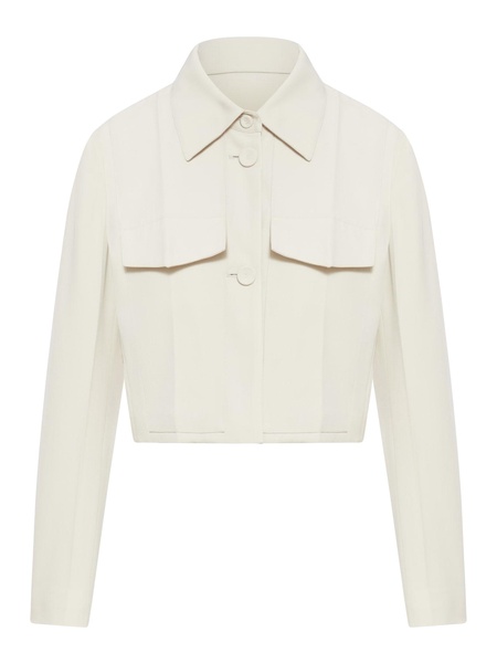 Blouson Wool Cotton Trench Coat
