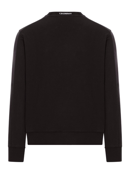 Crewneck Sweatshirt In Cotton Diagonal Raised Fleece Lens
