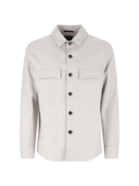 "alba" Shirt Jacket