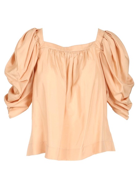 Biscuit Pink Pleated Top