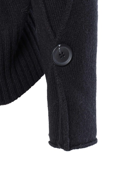 Boxing Crewneck Sweater With Buttoned Sleeves