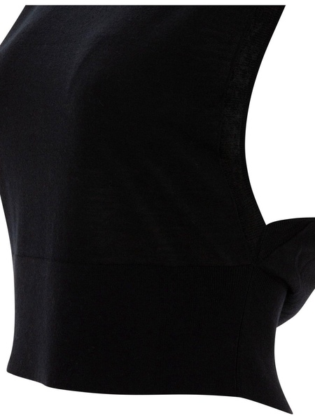 High Neck Sleeveless Jumper