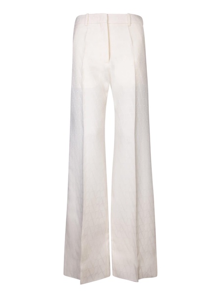 Garavani Toile Iconographe Jacquard High-waisted Trousers