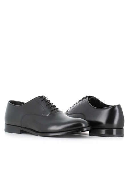 Black Leather Oxford Shoes