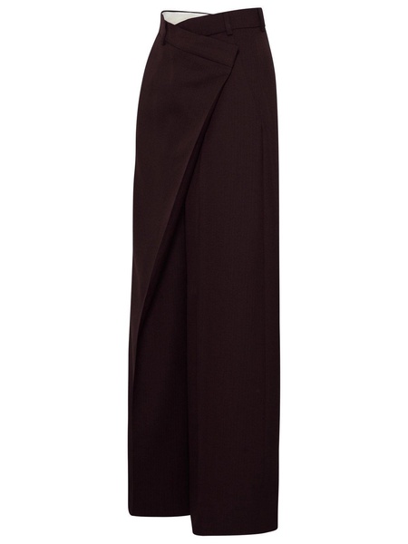 Wrap Wide-leg Pants