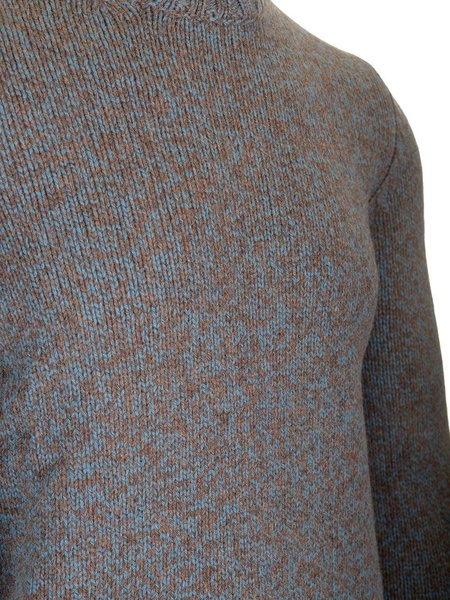 Moulinè Wool Crewneck Sweater