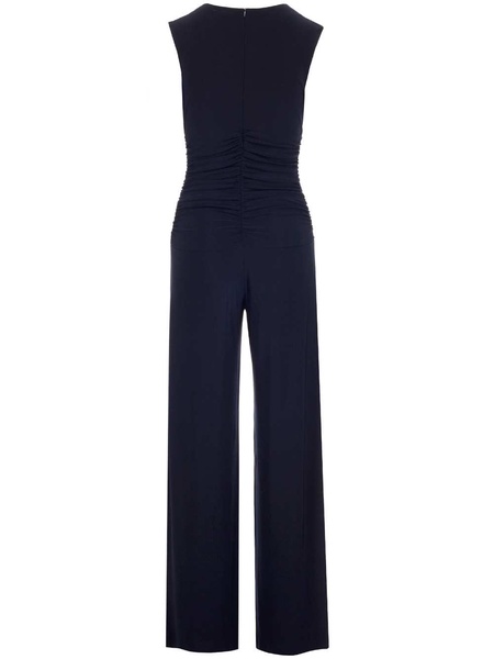 Draped Straight-leg Jumpsuit