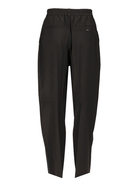 Elasticated Sartorial Pant W/ Logo Embroidery