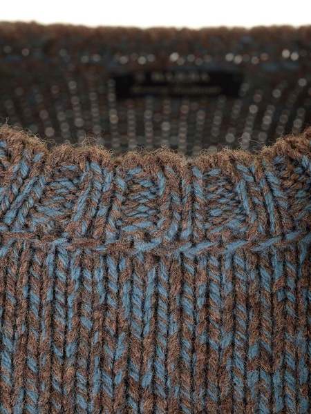 Moulinè Wool Crewneck Sweater