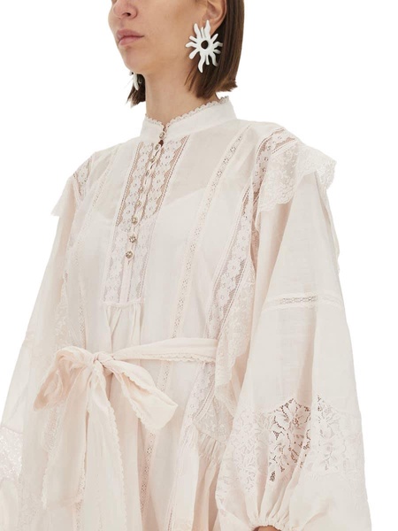 LACE MIDI DRESS