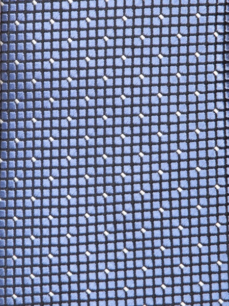 Geometric Pattern Blue/black/white Tie