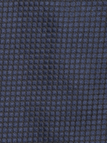 Micro Check Black/blue Tie