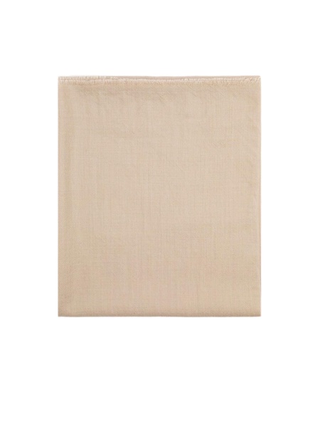 Light Beige Wool Scarf