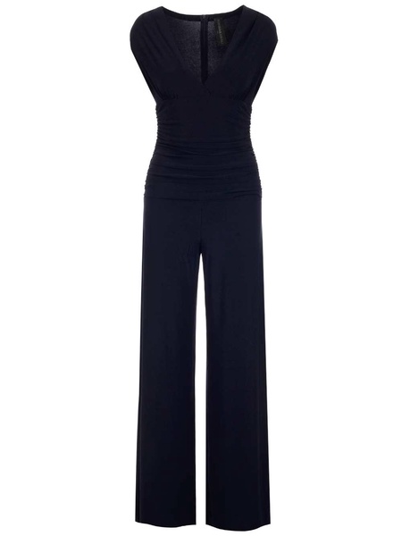 Draped Straight-leg Jumpsuit