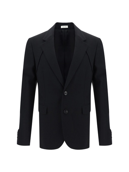 Wool Gabardine Harness Jacket