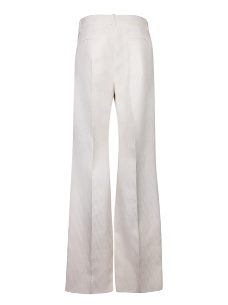 Garavani Toile Iconographe Jacquard High-waisted Trousers