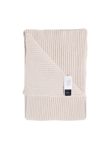 Ribbed Wool Scarf