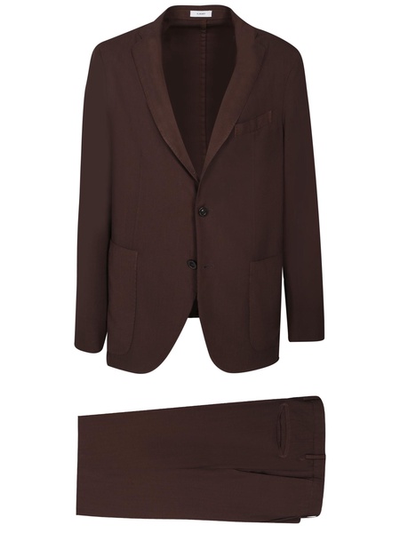 Brown Wool Crepe Suit