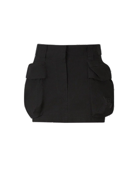 Balenciaga Logo Printed Cargo Mini Shirt