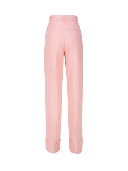 Nathalie Trousers In Linen Blend
