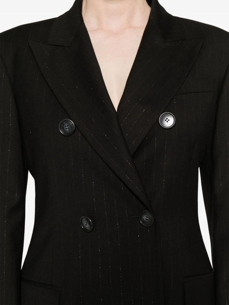 Black Pinstriped Blazer