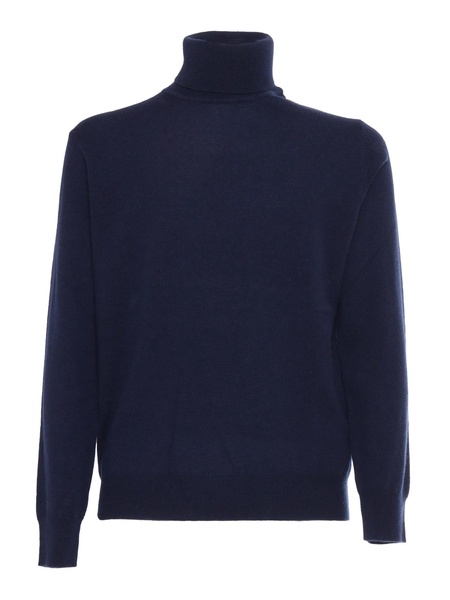 Plain Knitted Turtleneck Sweater
