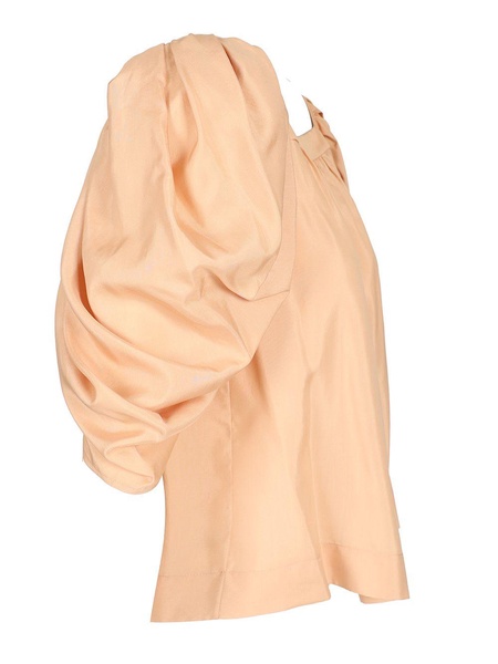 Biscuit Pink Pleated Top
