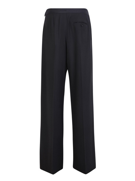 Wide Leg Black Trousers