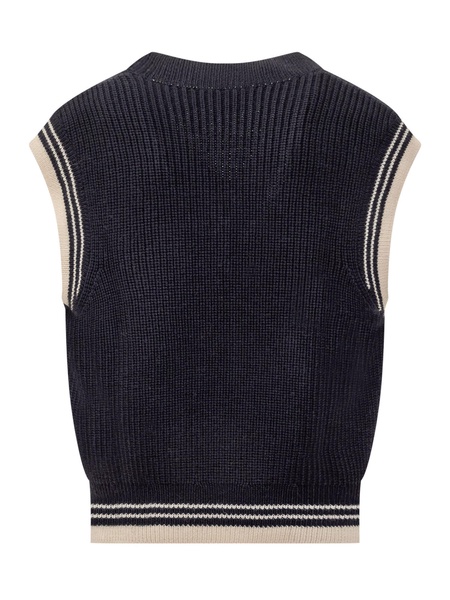 Sleeveless Ribbed Sweater