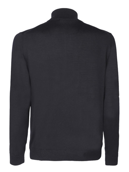 Mid-zip Black Pullover