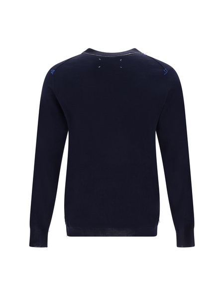 Wool And Cotton Crewneck