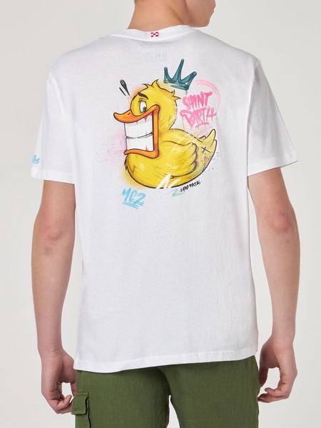 Man T-shirt With Crypto Duck Print | Crypto Puppets® Special Edition