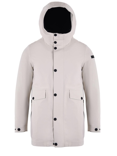 'egg Floating' Parka Jacket In Duck Feathers