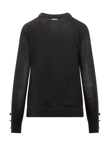 Merino Button Long Sleeve Sweater