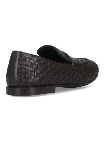Braided Leather Loafers