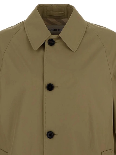 Mid-length Gabardine Car Coat