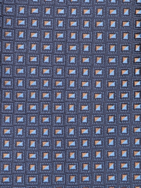 Brown And Blue Micro Pattern Tie