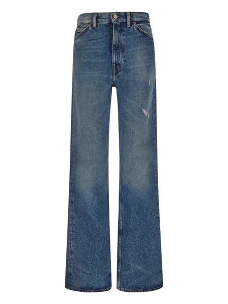 Distressed Mid-rise Jeans