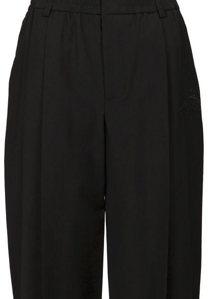 Elasticated Sartorial Pant W/ Logo Embroidery