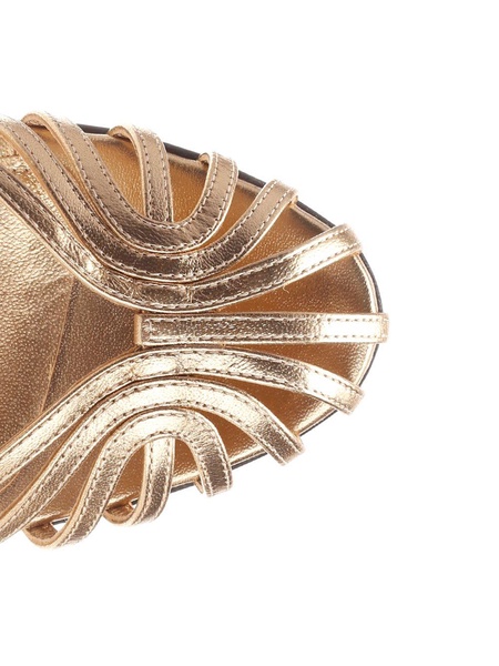 'ally' Golden Sandal