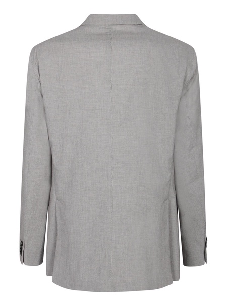 White/beige Seersucker Jacket