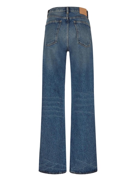 Distressed Mid-rise Jeans