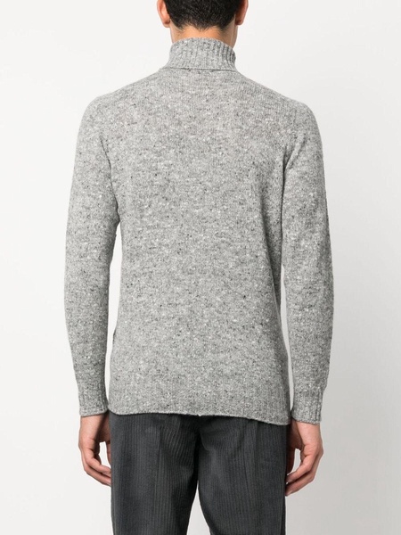 Grey Virgin Wool-cashmere Blend Jumper